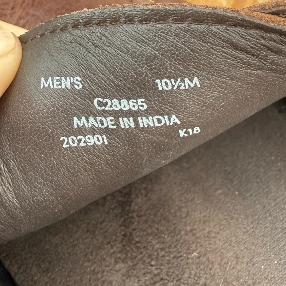 Cole Haan Men's Brown Leather Boat Shoes